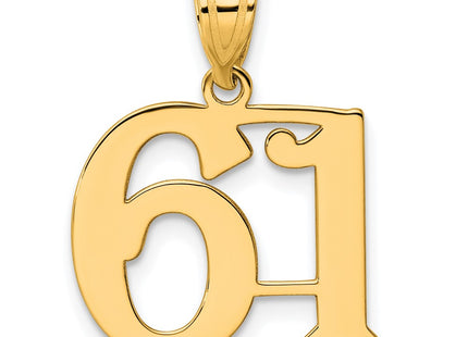 14k Yellow Gold Pendants Style APN61 - Classique Jewelry Inc.