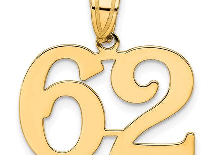14k Yellow Gold Pendants Style APN62 - Classique Jewelry Inc.