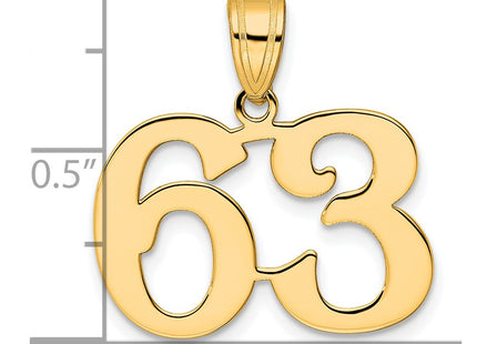 14k Yellow Gold Pendants Style APN63 - Classique Jewelry Inc.