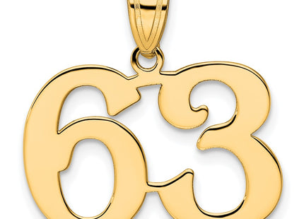 14k Yellow Gold Pendants Style APN63 - Classique Jewelry Inc.