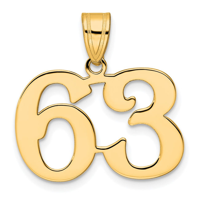 14k Yellow Gold Pendants Style APN63 - Classique Jewelry Inc.