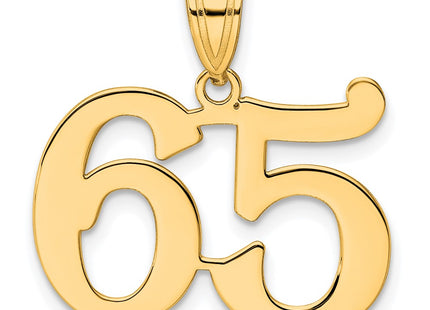 14k Yellow Gold Pendants Style APN65 - Classique Jewelry Inc.