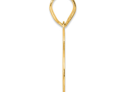 14k Yellow Gold Pendants Style APN66 - Classique Jewelry Inc.