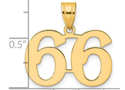 14k Yellow Gold Pendants Style APN66 - Classique Jewelry Inc.