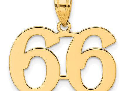 14k Yellow Gold Pendants Style APN66 - Classique Jewelry Inc.