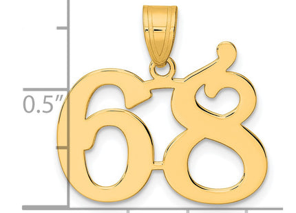 14k Yellow Gold Pendants Style APN68 - Classique Jewelry Inc.
