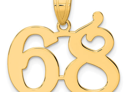 14k Yellow Gold Pendants Style APN68 - Classique Jewelry Inc.