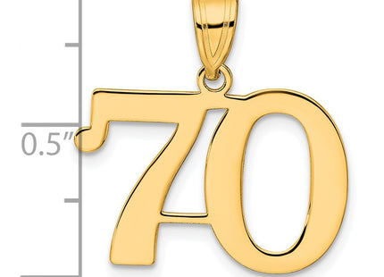 14k Yellow Gold Pendants Style APN70 - Classique Jewelry Inc.