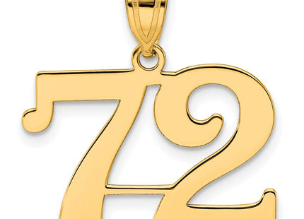 14k Yellow Gold Pendants Style APN72 - Classique Jewelry Inc.