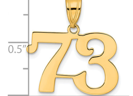 14k Yellow Gold Pendants Style APN73 - Classique Jewelry Inc.