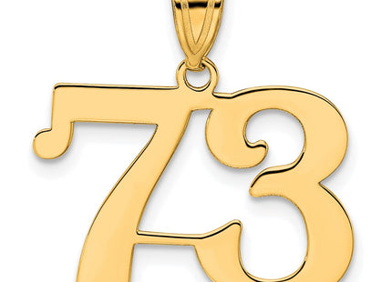 14k Yellow Gold Pendants Style APN73 - Classique Jewelry Inc.