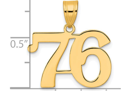 14k Yellow Gold Pendants Style APN76 - Classique Jewelry Inc.