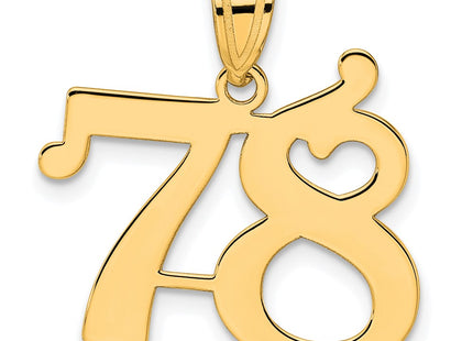 14k Yellow Gold Pendants Style APN78 - Classique Jewelry Inc.