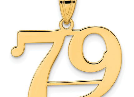 14k Yellow Gold Pendants Style APN79 - Classique Jewelry Inc.