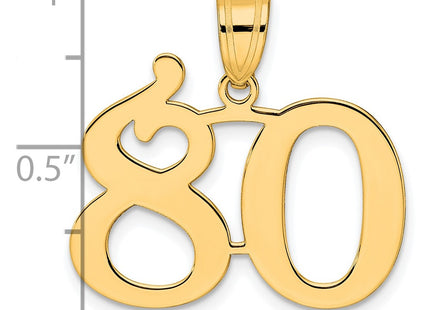 14k Yellow Gold Pendants Style APN80 - Classique Jewelry Inc.