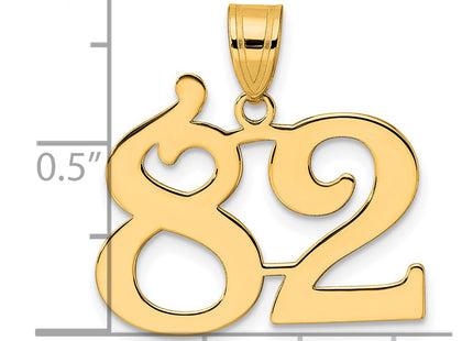 14k Yellow Gold Pendants Style APN82 - Classique Jewelry Inc.