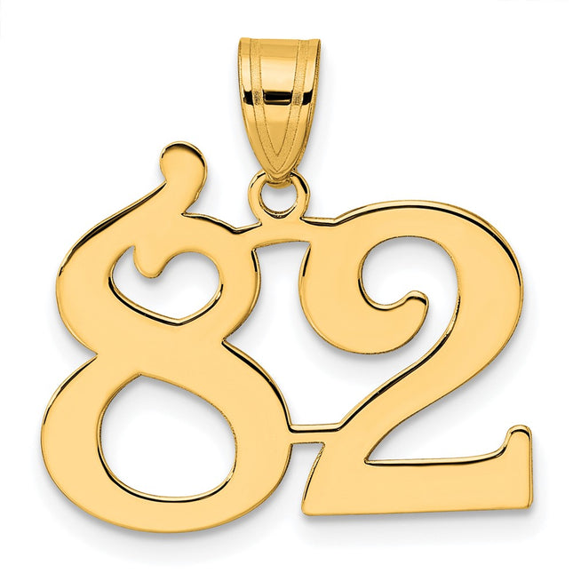 14k Yellow Gold Pendants Style APN82 - Classique Jewelry Inc.