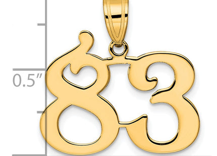 14k Yellow Gold Pendants Style APN83 - Classique Jewelry Inc.
