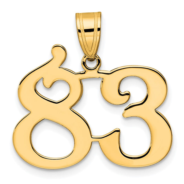 14k Yellow Gold Pendants Style APN83 - Classique Jewelry Inc.
