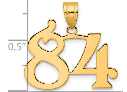 14k Yellow Gold Pendants Style APN84 - Classique Jewelry Inc.