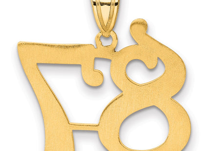 14k Yellow Gold Pendants Style APN87 - Classique Jewelry Inc.