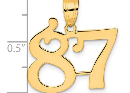 14k Yellow Gold Pendants Style APN87 - Classique Jewelry Inc.