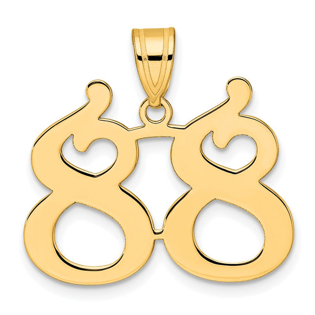 14k Yellow Gold Pendants Style APN88 - Classique Jewelry Inc.