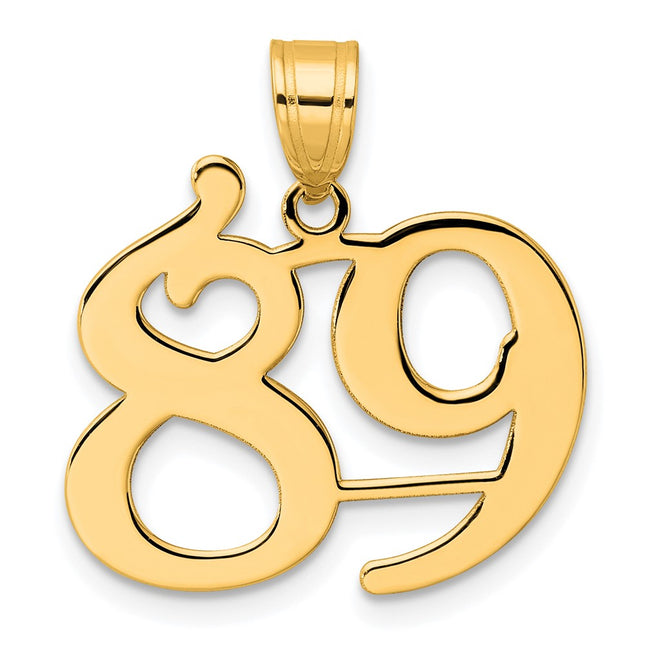 14k Yellow Gold Pendants Style APN89 - Classique Jewelry Inc.
