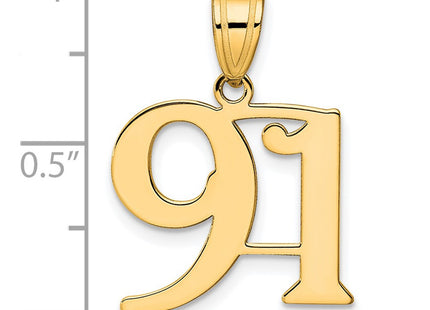 14k Yellow Gold Pendants Style APN91 - Classique Jewelry Inc.