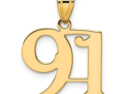 14k Yellow Gold Pendants Style APN91 - Classique Jewelry Inc.