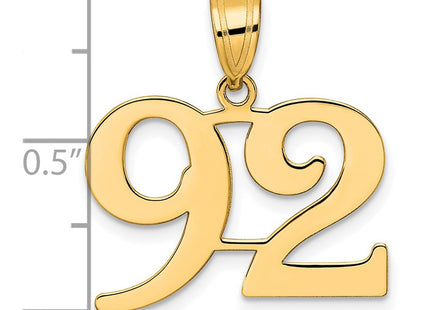 14k Yellow Gold Pendants Style APN92 - Classique Jewelry Inc.