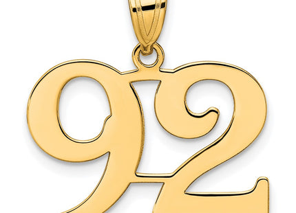 14k Yellow Gold Pendants Style APN92 - Classique Jewelry Inc.