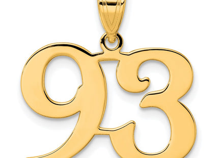 14k Yellow Gold Pendants Style APN93 - Classique Jewelry Inc.