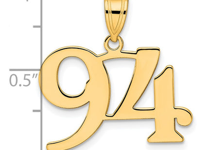 14k Yellow Gold Pendants Style APN94 - Classique Jewelry Inc.