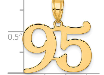14k Yellow Gold Pendants Style APN95 - Classique Jewelry Inc.