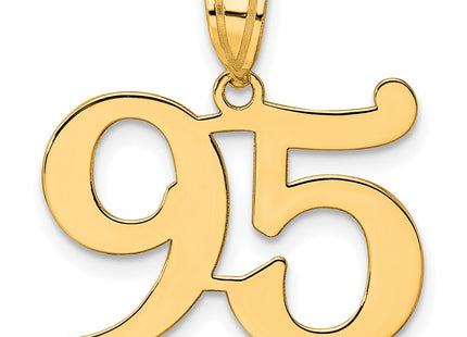 14k Yellow Gold Pendants Style APN95 - Classique Jewelry Inc.