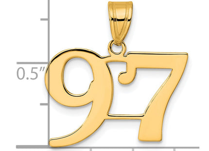 14k Yellow Gold Pendants Style APN97 - Classique Jewelry Inc.