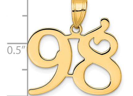 14k Yellow Gold Pendants Style APN98 - Classique Jewelry Inc.