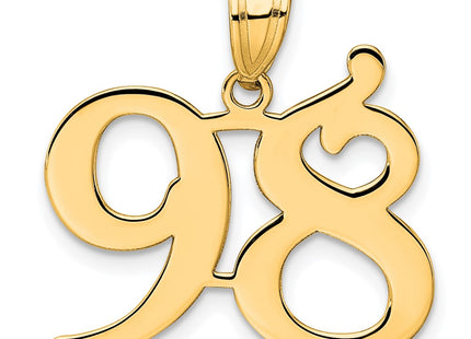 14k Yellow Gold Pendants Style APN98 - Classique Jewelry Inc.