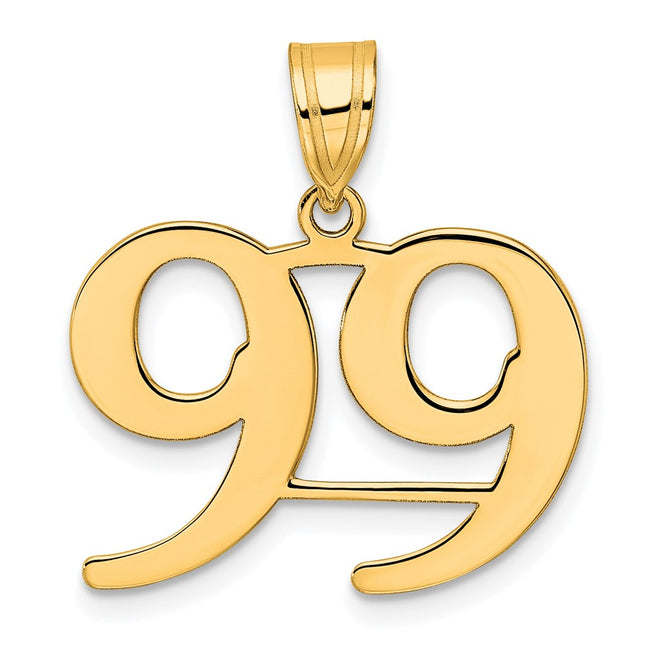 14k Yellow Gold Pendants Style APN99 - Classique Jewelry Inc.