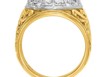 14k Two-tone Rings Style B01539A - Classique Jewelry Inc.