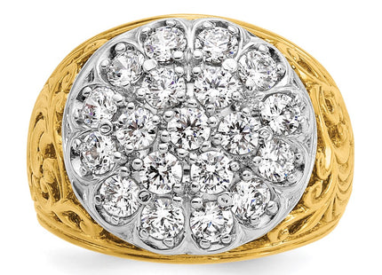 14k Two-tone Rings Style B01539A - Classique Jewelry Inc.