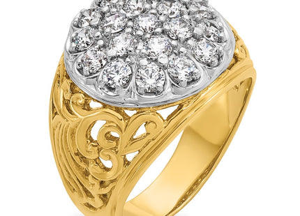 14k Two-tone Rings Style B01539A - Classique Jewelry Inc.