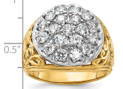 14k Two-tone Rings Style B01539A - Classique Jewelry Inc.