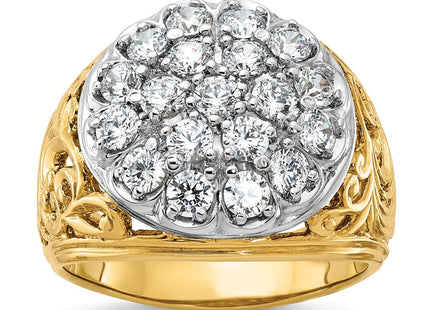 14k Two-tone Rings Style B01539A - Classique Jewelry Inc.