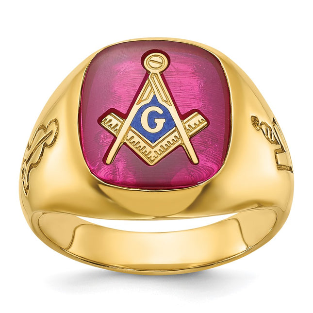 14k Yellow Gold Rings Style B02038 - Classique Jewelry Inc.