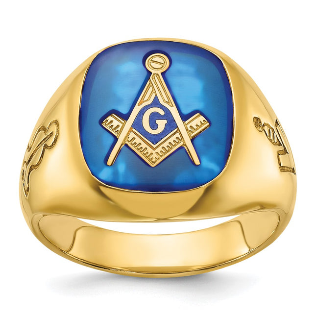 14k Yellow Gold Rings Style B02038 - Classique Jewelry Inc.