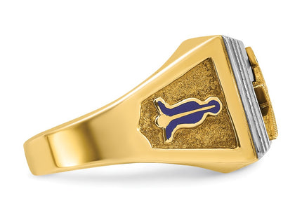 14k Two-tone Rings Style B02077 - Classique Jewelry Inc.