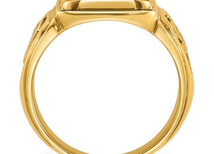 14k Yellow Gold Rings Style B02194 - Classique Jewelry Inc.