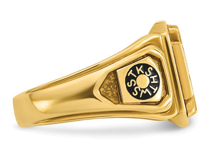 14k Yellow Gold Rings Style B02194 - Classique Jewelry Inc.